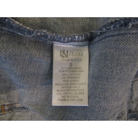 I&M Jean Jacket Medium Wash Denim Retail $68 NWT Size S - Picture 10 of 10